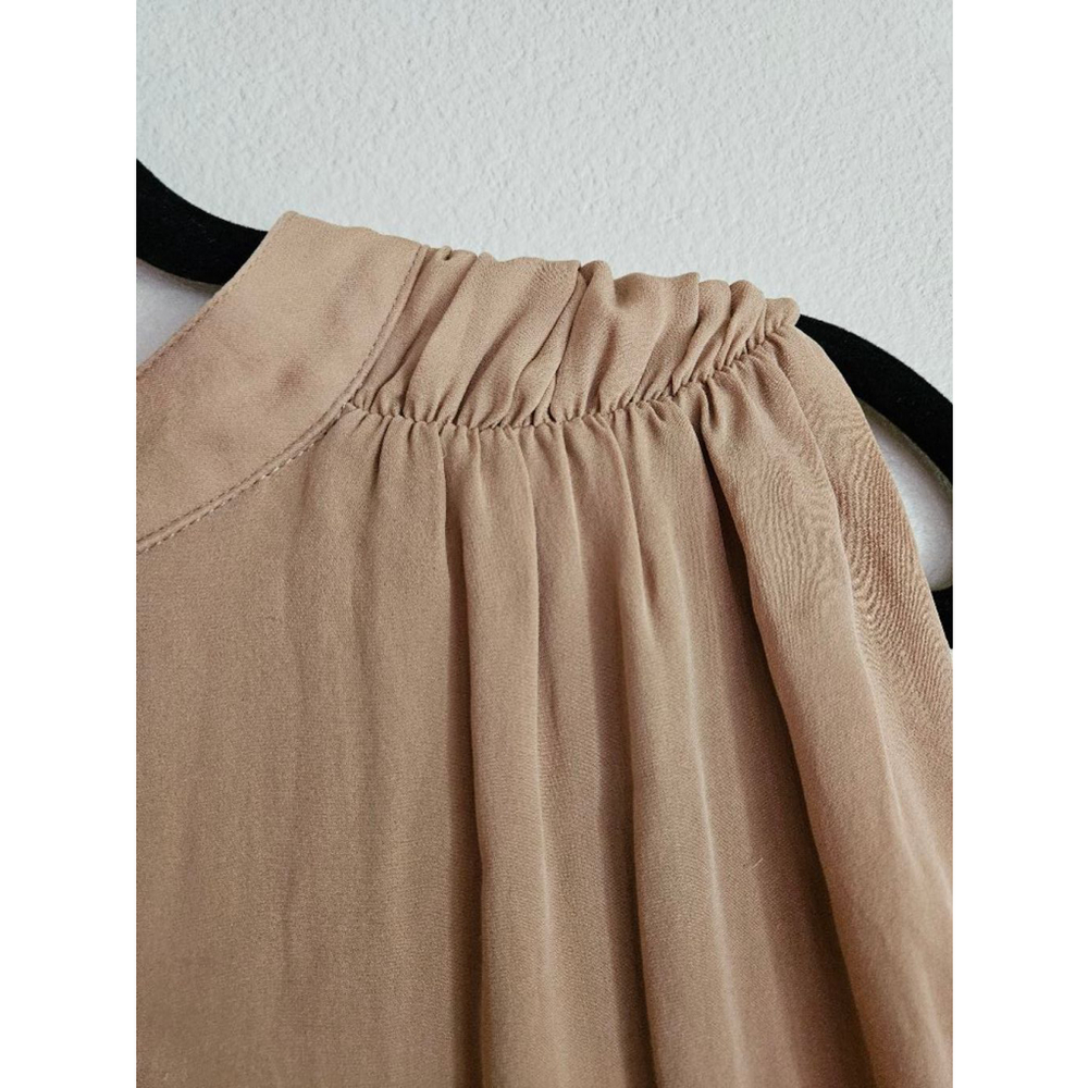 Women's Haute Hippie Silk Sleeveless Dress in Nude Size S - Picture 4 of 6